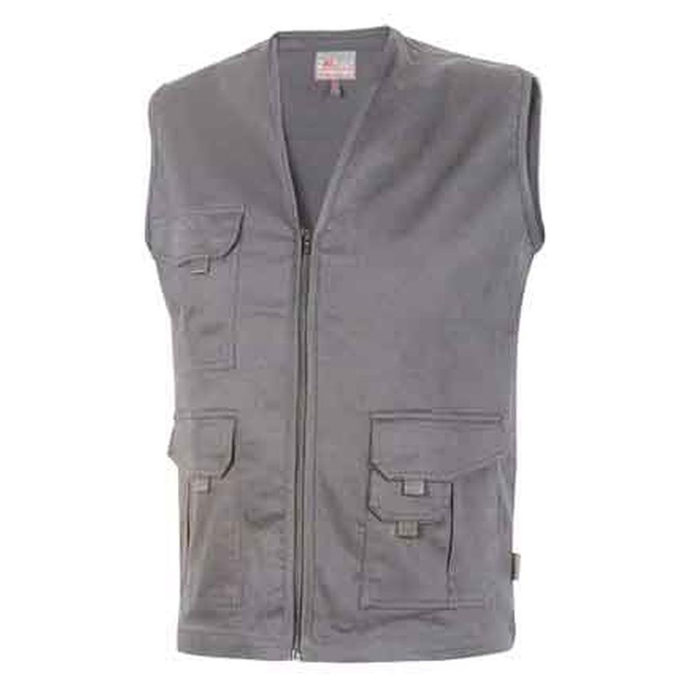 gilet multitasche 'chica' grigio upower