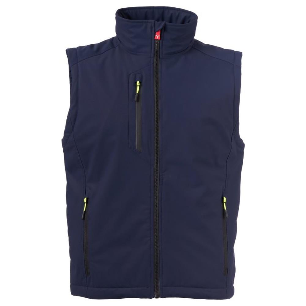 gilet softshell imbottito payper creek vest lite pad navy/nero xxs