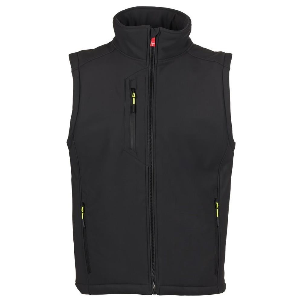 gilet softshell imbottito payper creek vest pad antracite/nero xxs