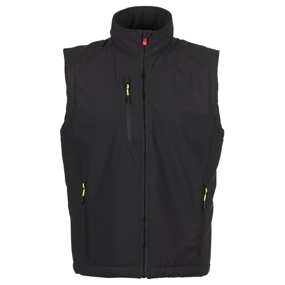 gilet softshell imbottito payper creek vest ultralite pad antracite/nero xxs