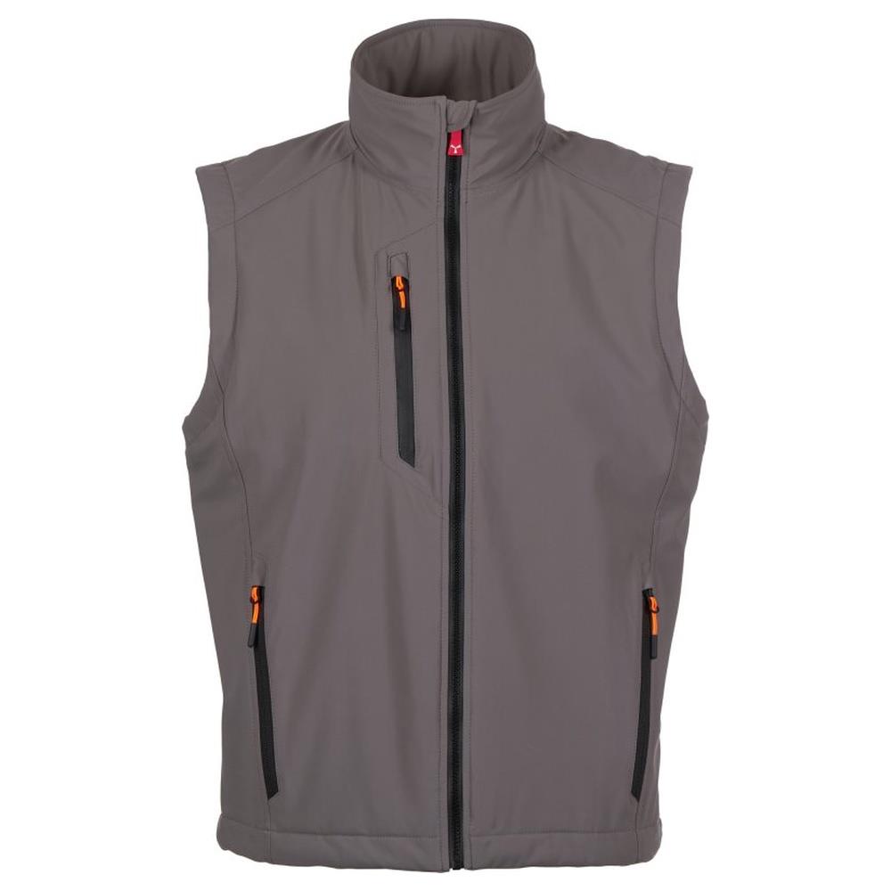 gilet softshell imbottito payper creek vest ultralite pad smoke/nero xxs