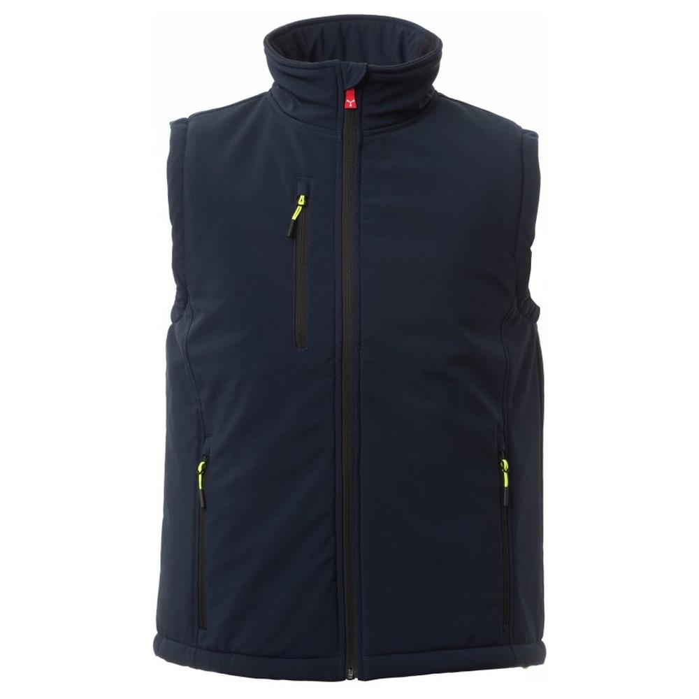 gilet softshell imbottito payper gale vest pad navy/royal xxs