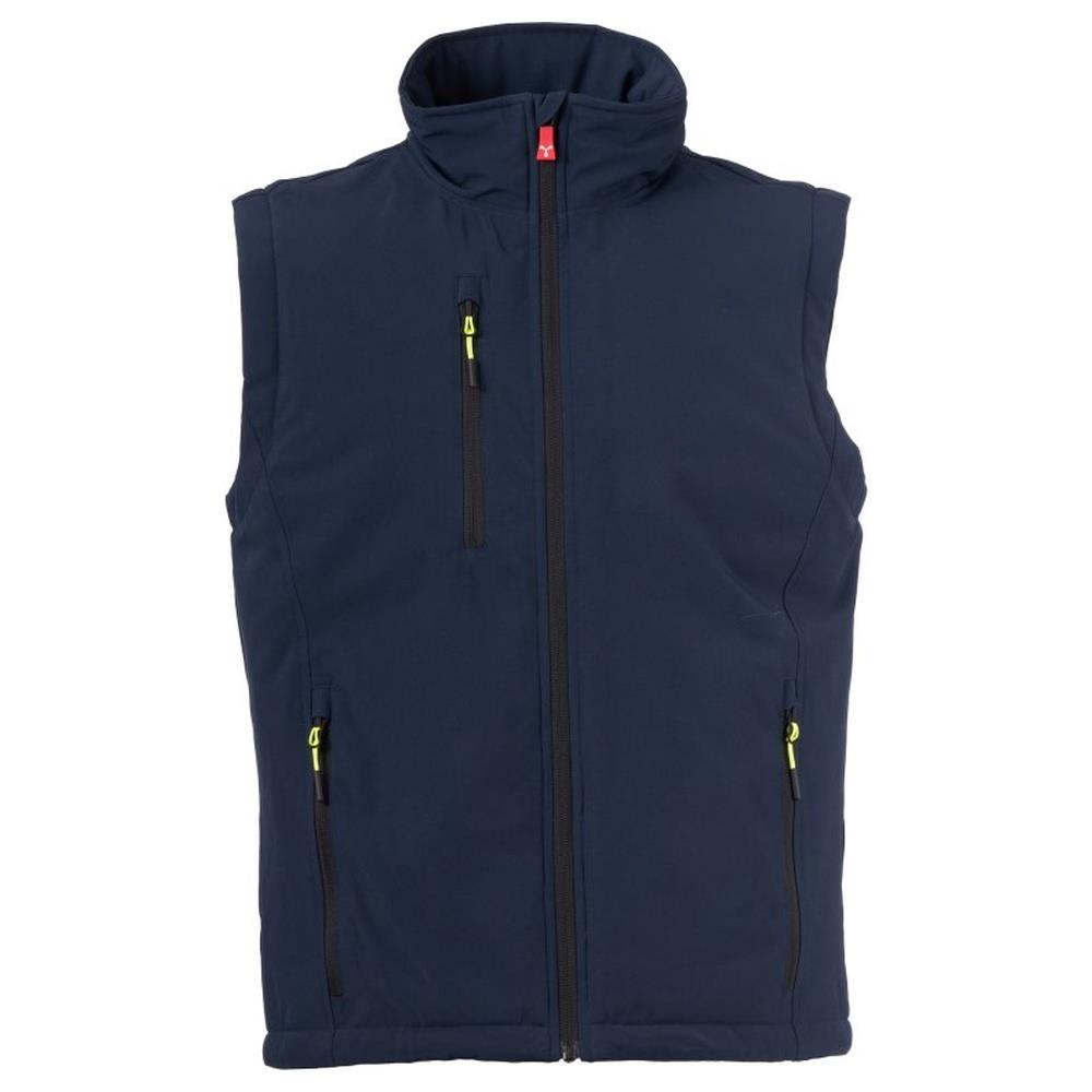 gilet softshell imbottito payper gale vest ultralite pad 140 navy/royal xxs