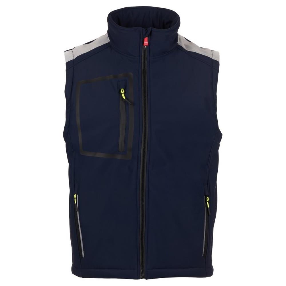 gilet softshell imbottito payper stream vest pad navy/royal xxs