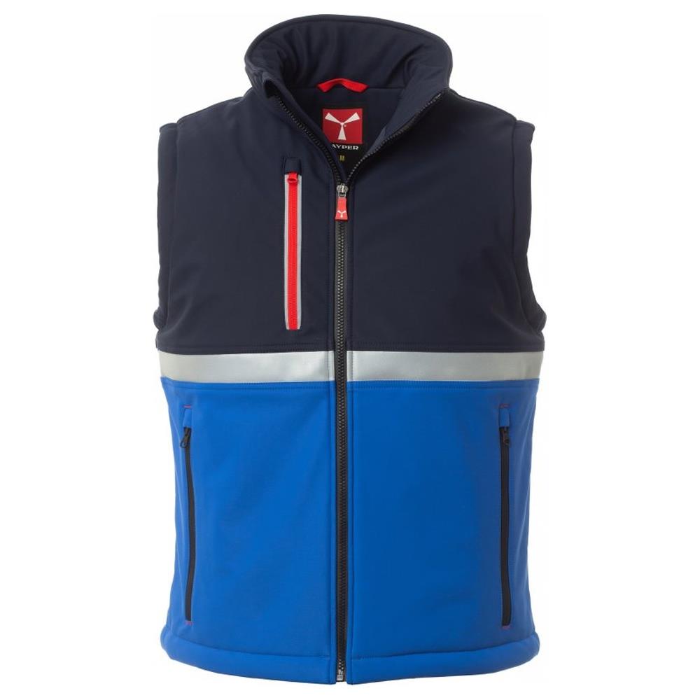 gilet softshell imbottito payper wise vest pad royal/navy xxs