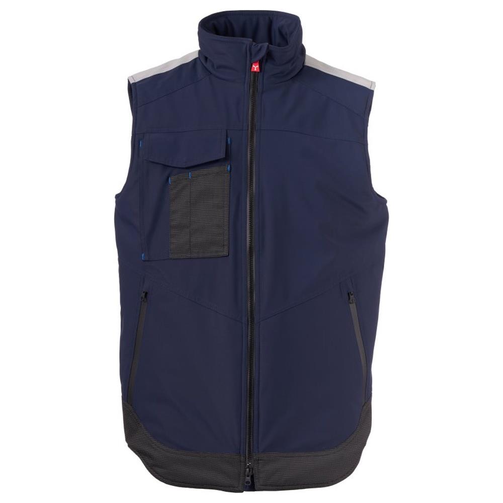 gilet softshell imbottito payper wonder vest lite pad navy/royal xxs