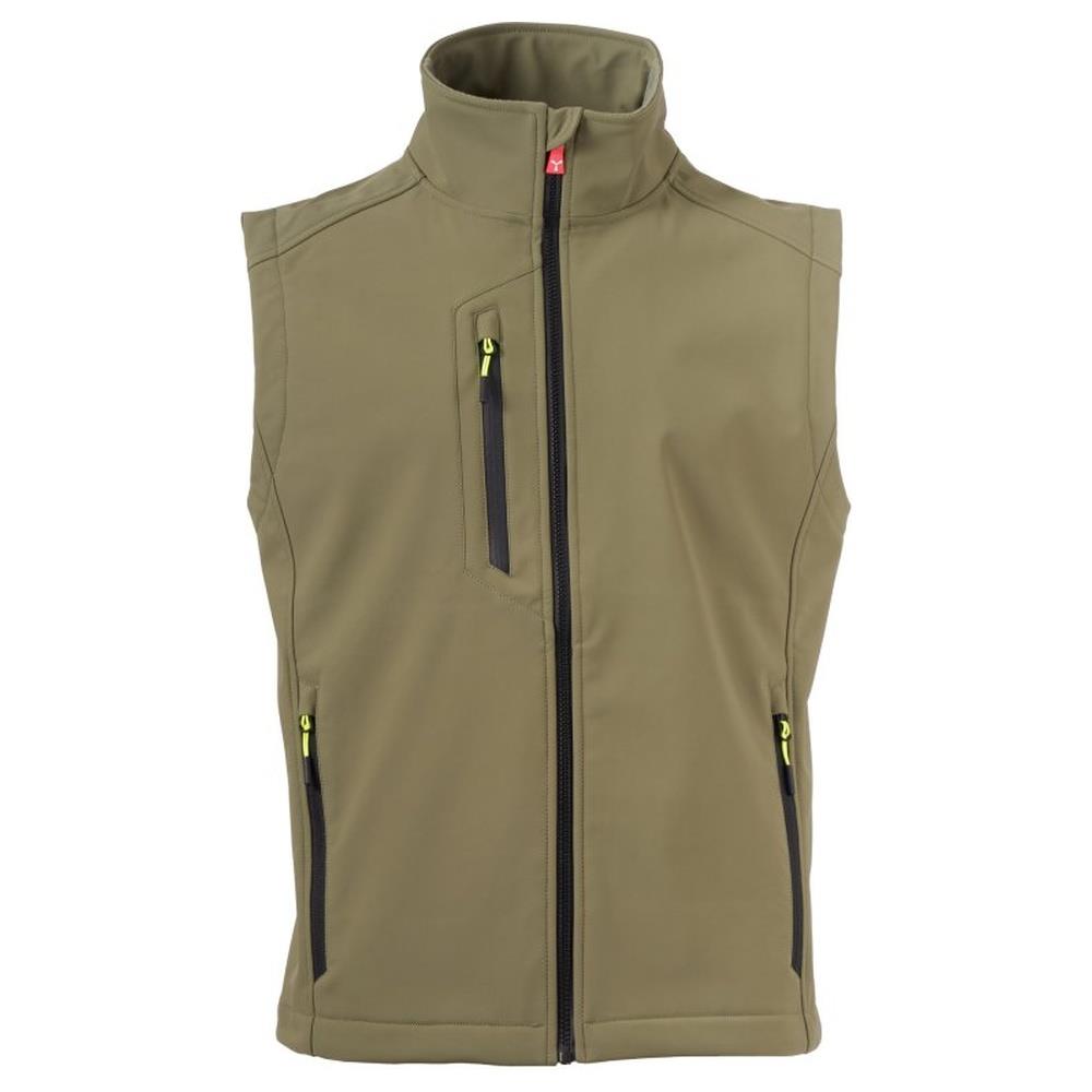 gilet softshell payper creek vest verde militare xxs