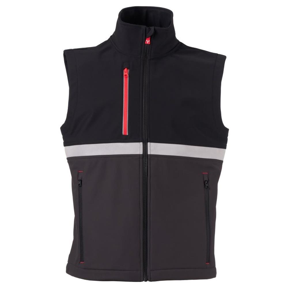 gilet softshell payper wise vest antracite/nero xxs