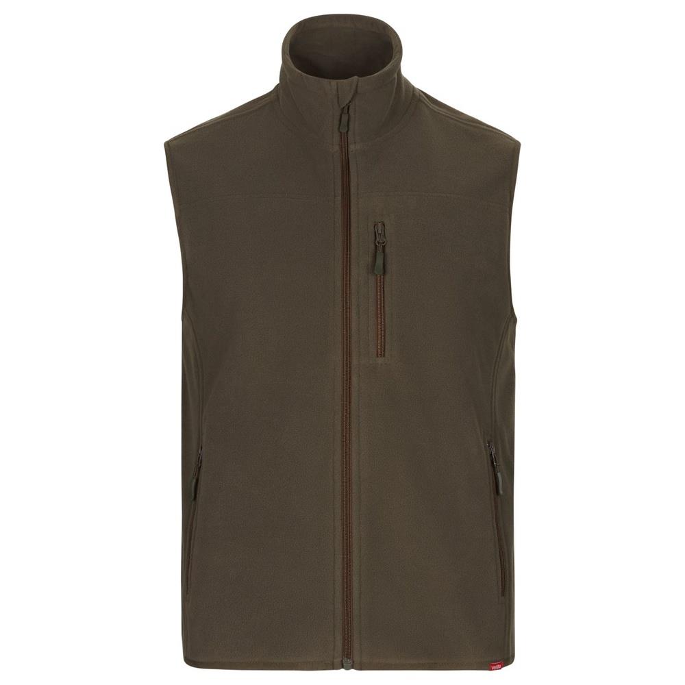 gilet velilla in pile cod 105905 verde militare xs