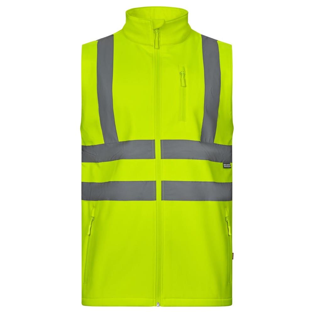 gilet velilla softshell cod 305905 giallo fluo s