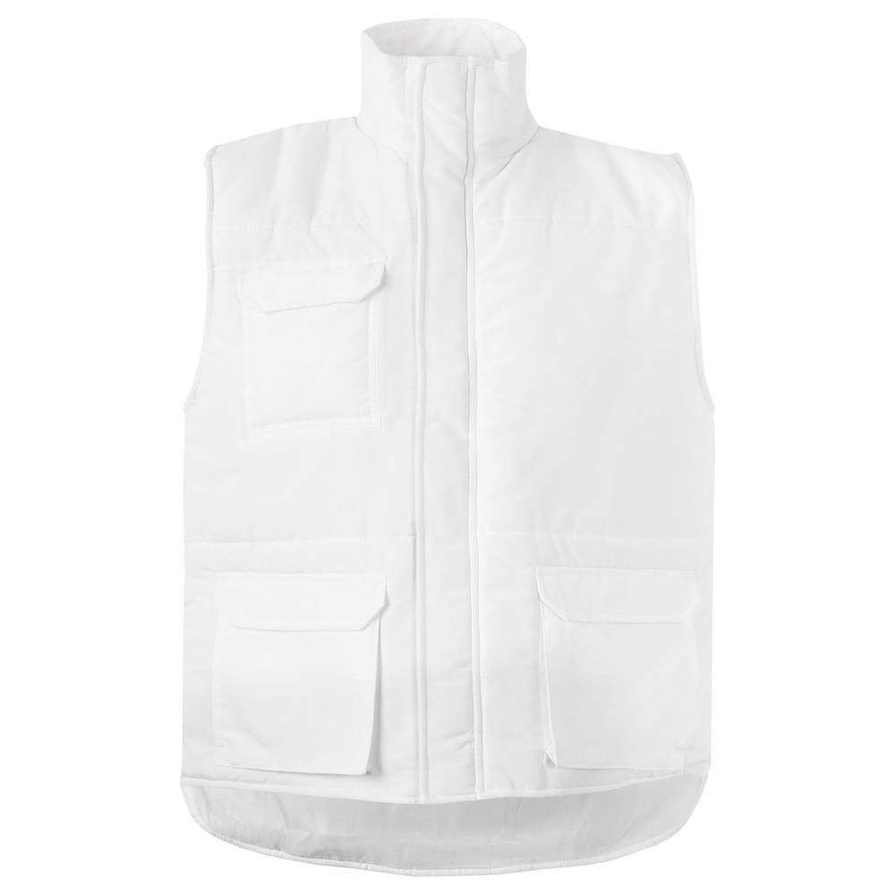 gilet velilla trapuntato multitasche cod 205901 bianco s