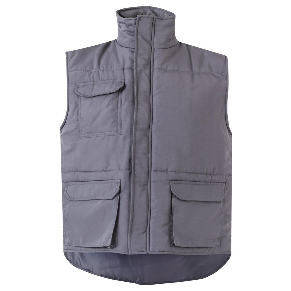 gilet velilla trapuntato multitasche cod 205901 grigio s