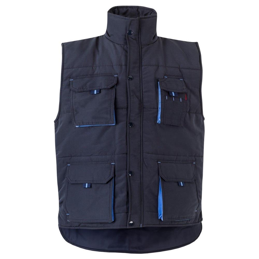gilet velilla trapuntato multitasche total m cod 205902 navy/celeste s