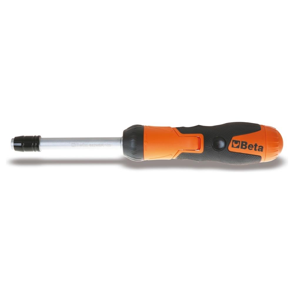 giravite portainserti snodato con cricchetto reversibile e 7 inserti integrati beta 855p