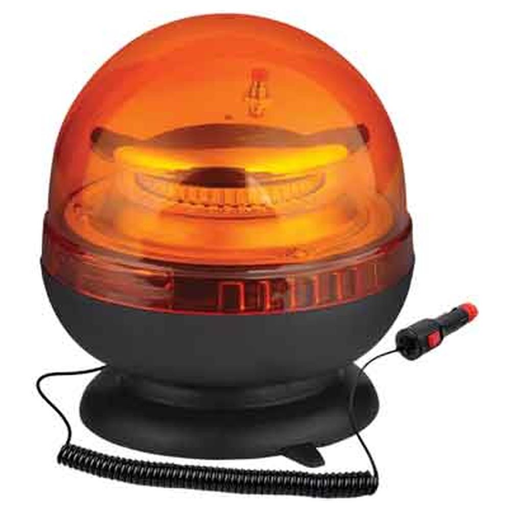 girofaro a led con base magnetica 12v/24v - 20 watt