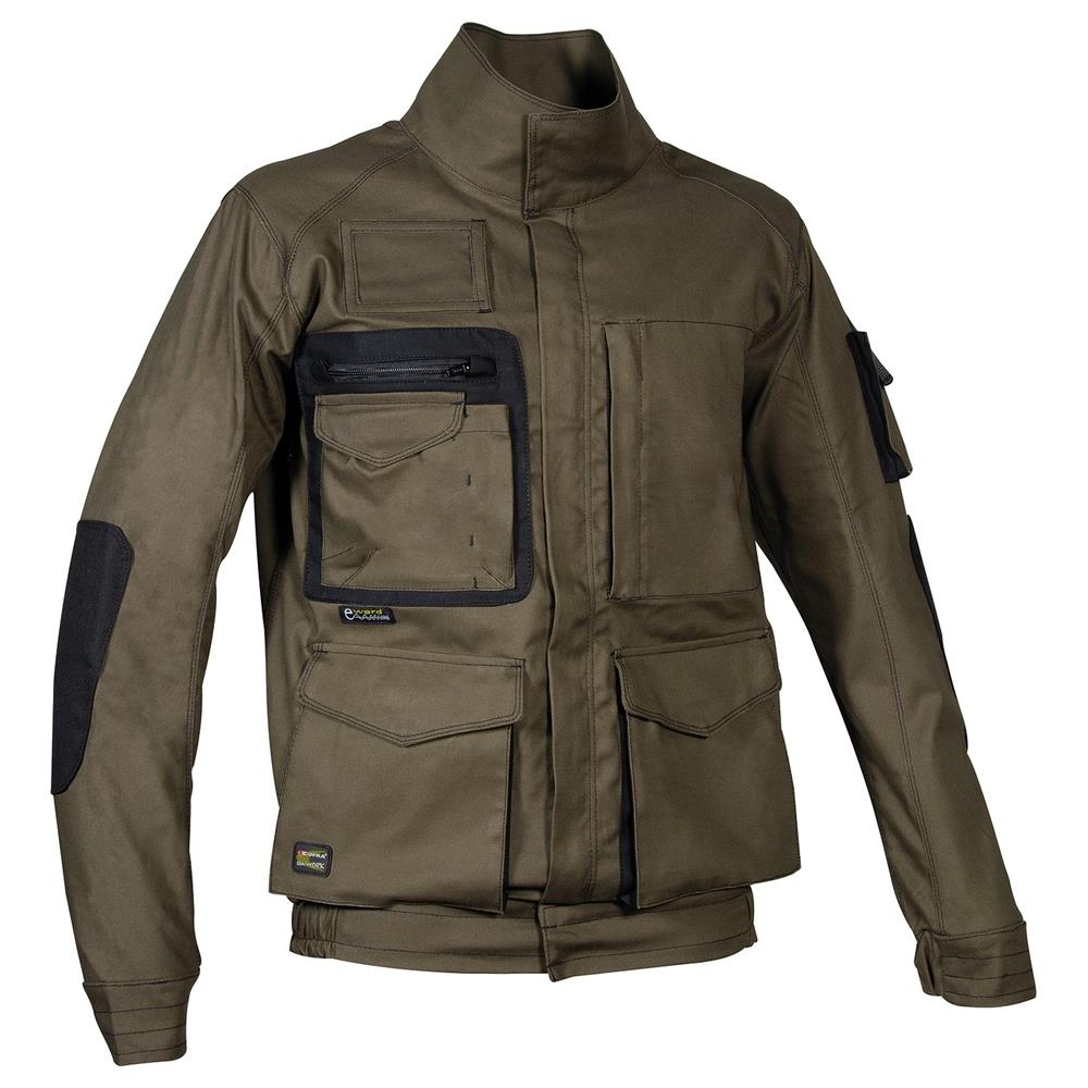 giubbino cofra oberwart v560 fango/nero 44