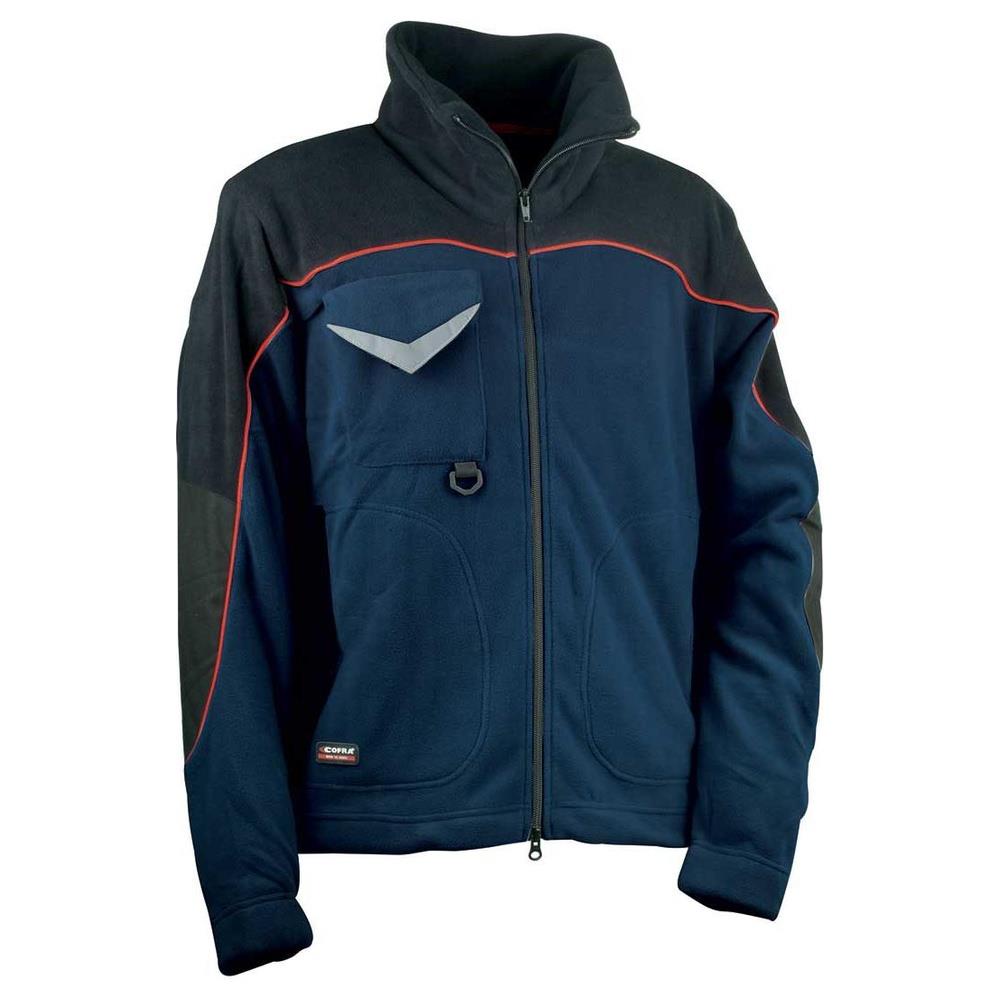 giubbino felpa tuttozip cofra rider v026-0 navy/nero 2xl