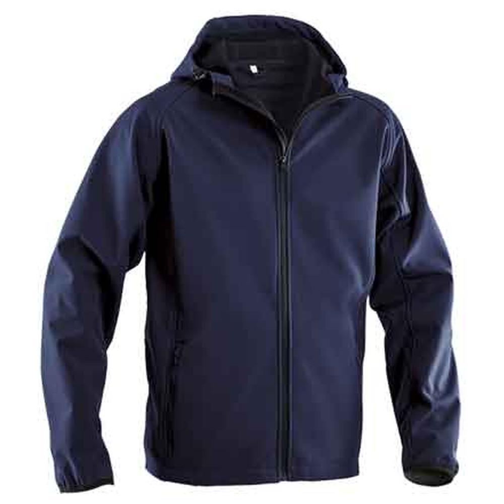 giubbino soft shell 'wave' blu