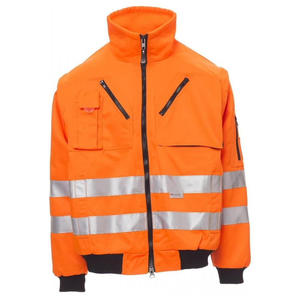 giubbino street payper 000348 arancio fluo m