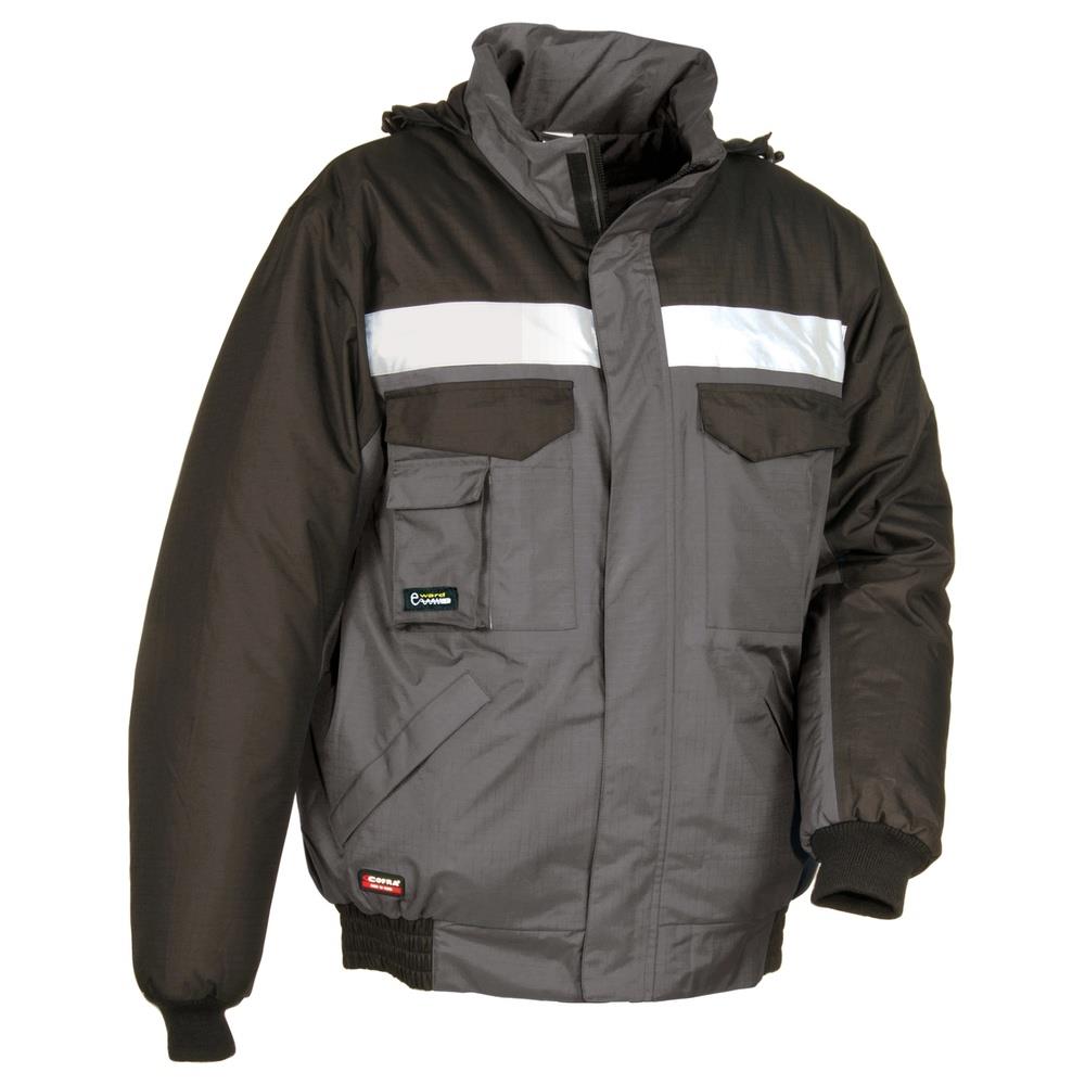 giubbotto cofra gale v198 antracite/nero s