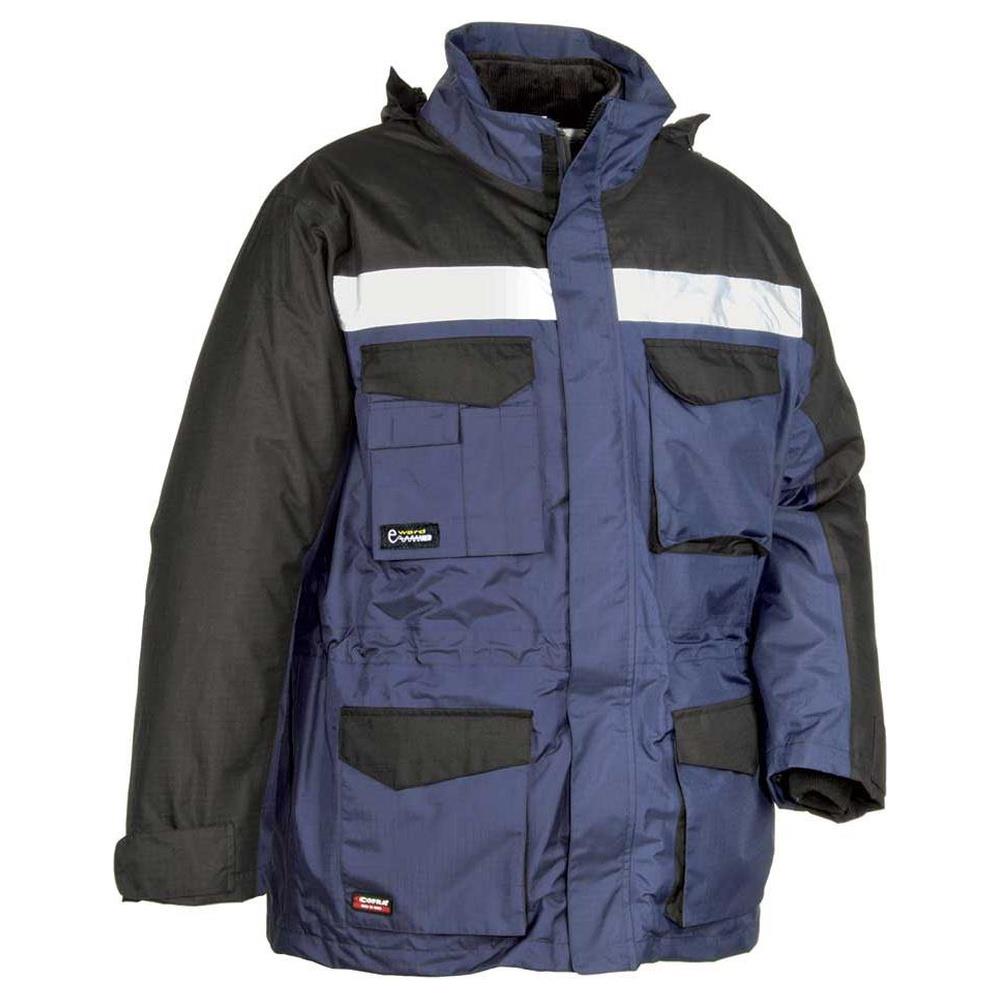 giubbotto cofra hailstorm v197-0 navy/nero 2xl