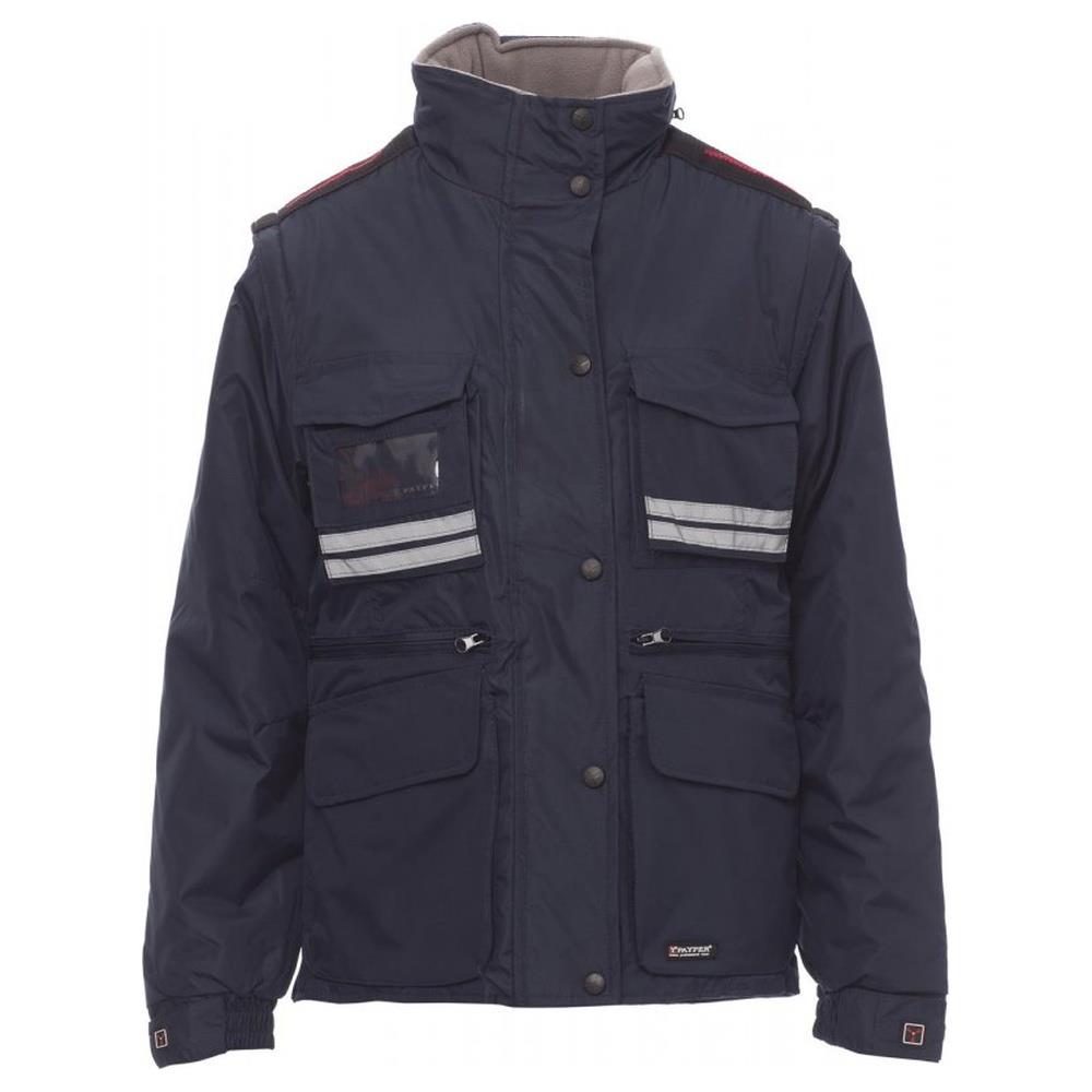 giubbotto imbottito con cappuccio payper tornado lady navy xs