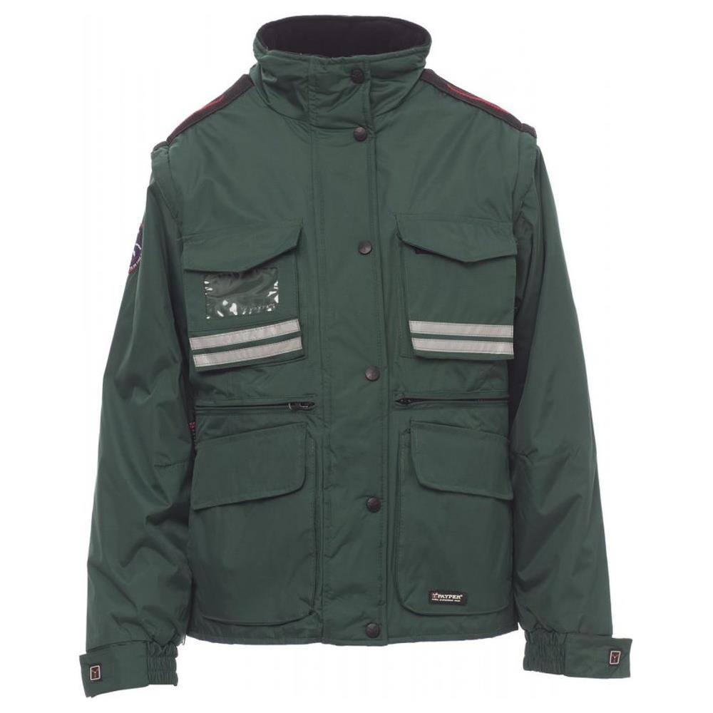 giubbotto imbottito con cappuccio payper tornado lady verde s