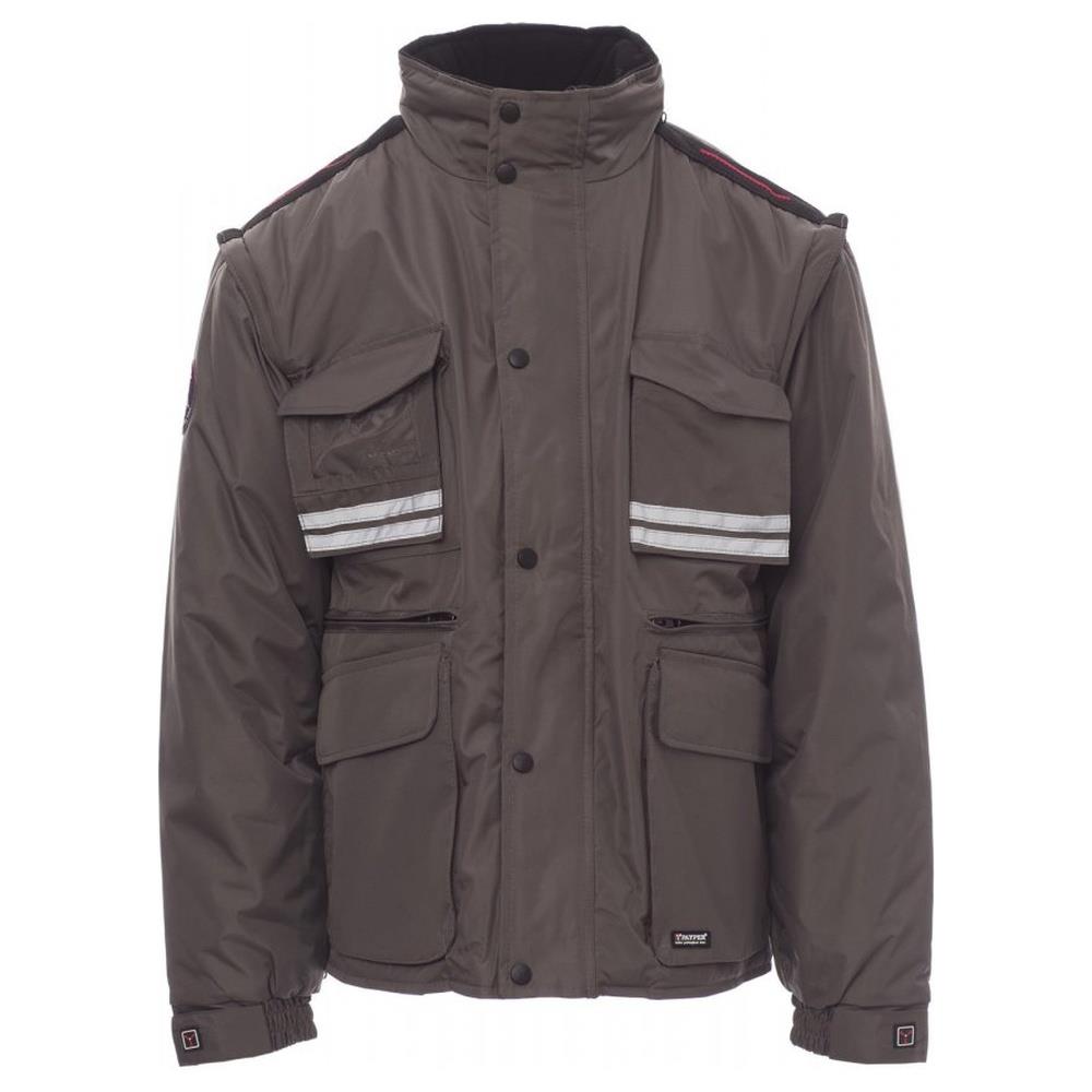 giubbotto imbottito con cappuccio payper tornado smoke s
