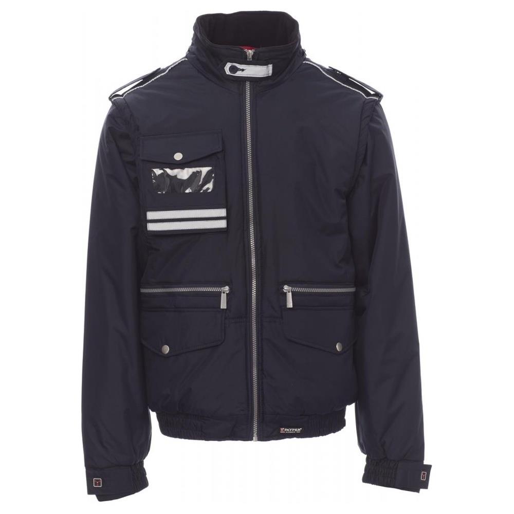 giubbotto imbottito con maniche staccabili payper lancer navy s