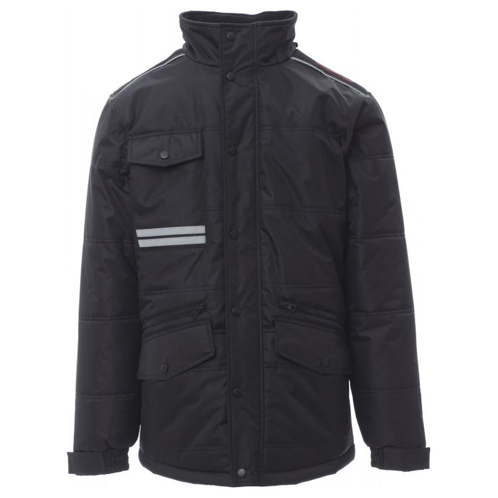 giubbotto imbottito payper fighter fx mid nero/steel grey xs