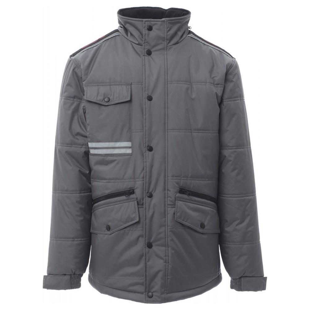 giubbotto imbottito payper fighter fx mid smoke/nero xs