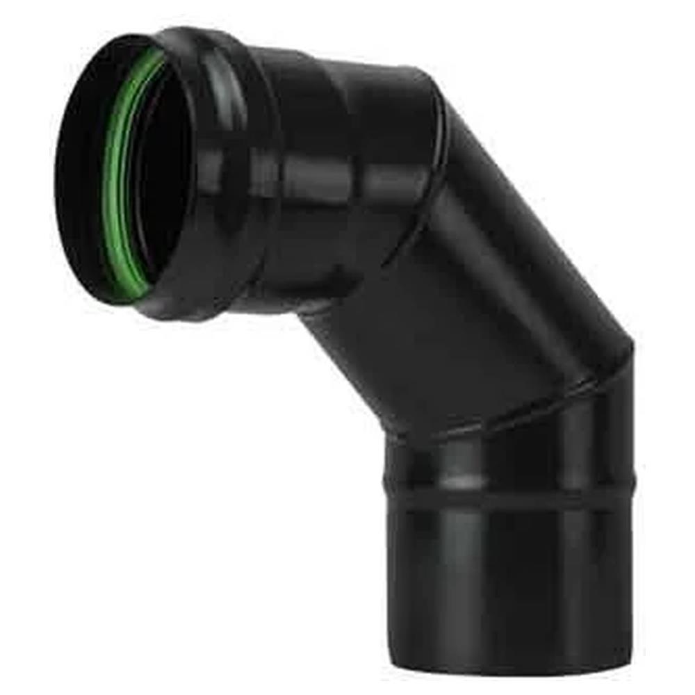gomito a 90° per stufe a pellet 'light'