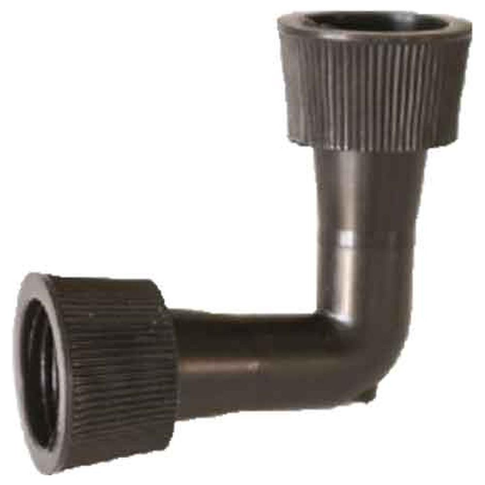 gomito con ghiera per ala g. ø 16x16 mm