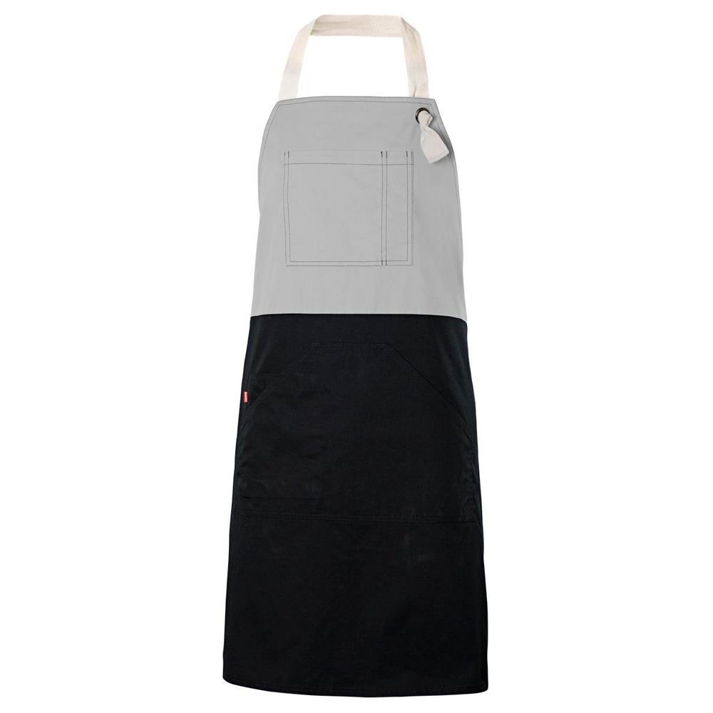 grembiule velilla con pettorina bicolor cod 404210b grigio ghiaccio