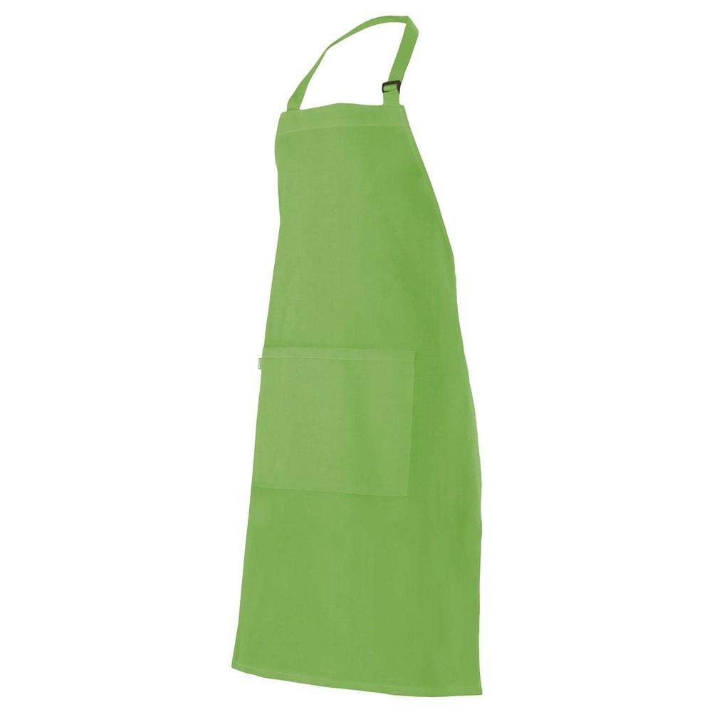 grembiule velilla con pettorina e tasca cod 404203 chartreuse