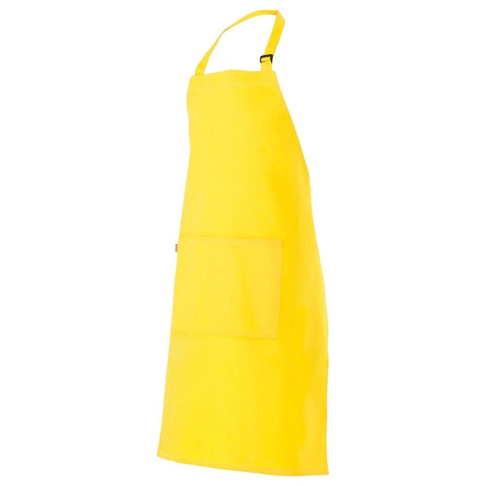 grembiule velilla con pettorina e tasca cod 404203 giallo fluo