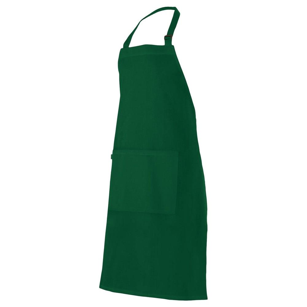 grembiule velilla con pettorina e tasca cod 404203 verde foresta
