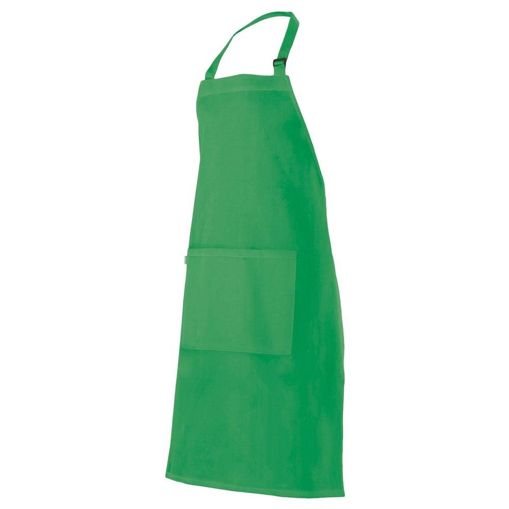 grembiule velilla con pettorina e tasca cod 404203 verde