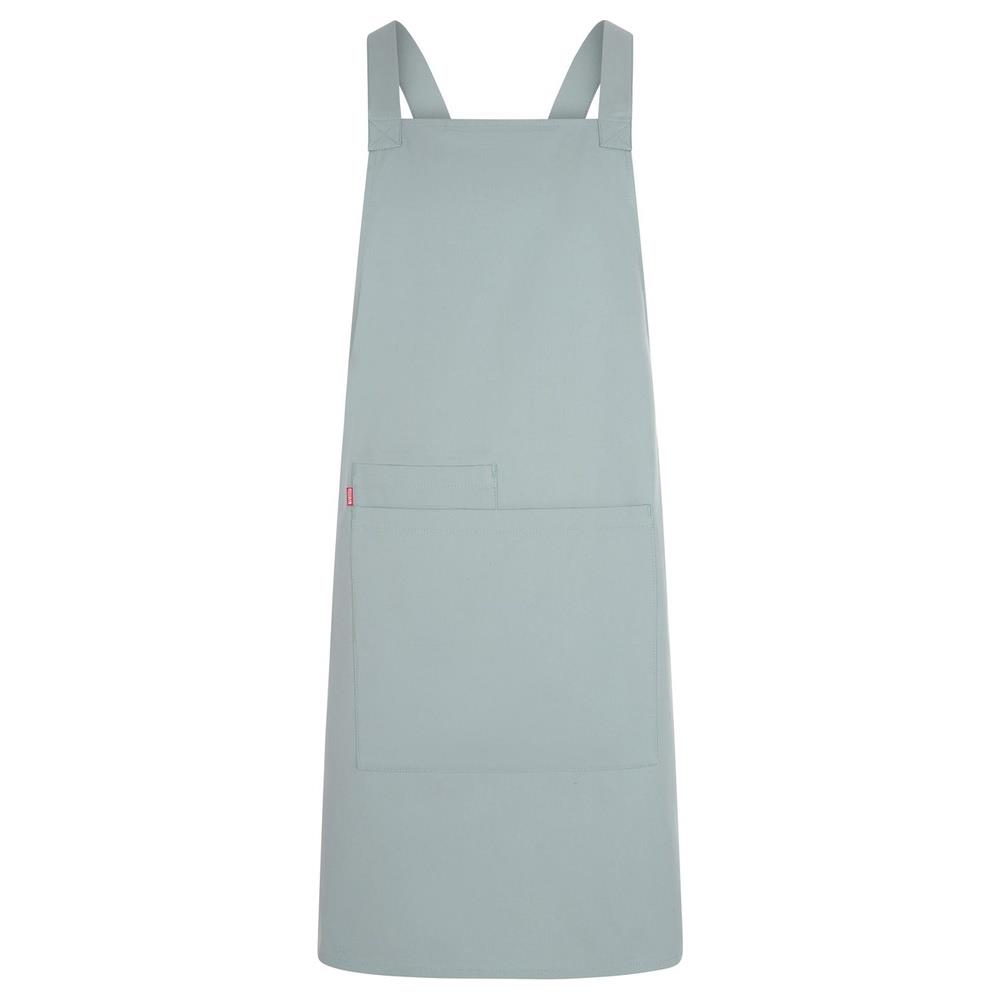 grembiule velilla con pettorina in cotone organi cod 404214 eucalipto