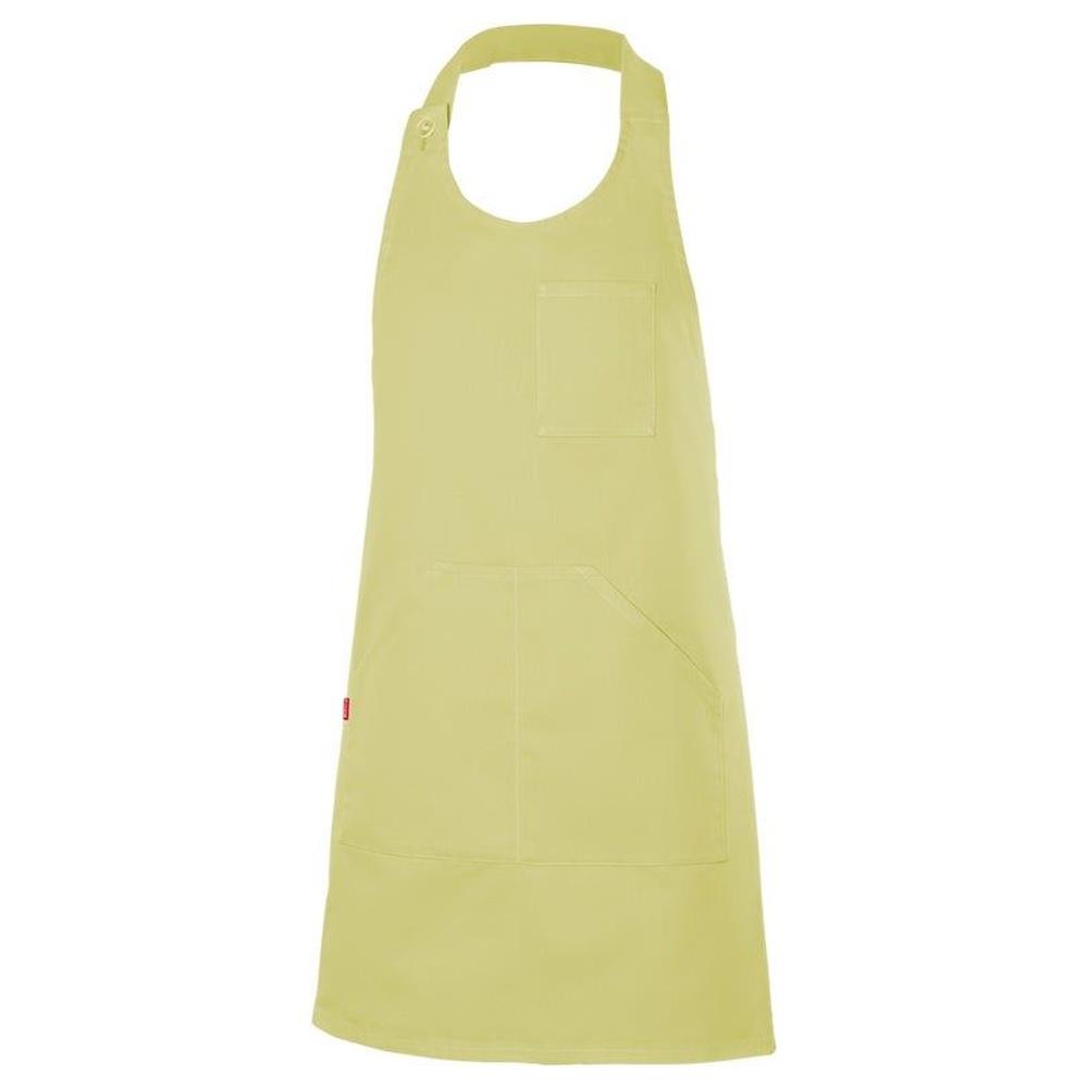grembiule velilla corto con pettorina e bottoni cod 404212 giallo chiaro