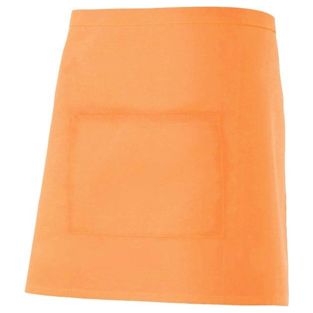 grembiule velilla corto con tasca cod 404201 arancione chiaro