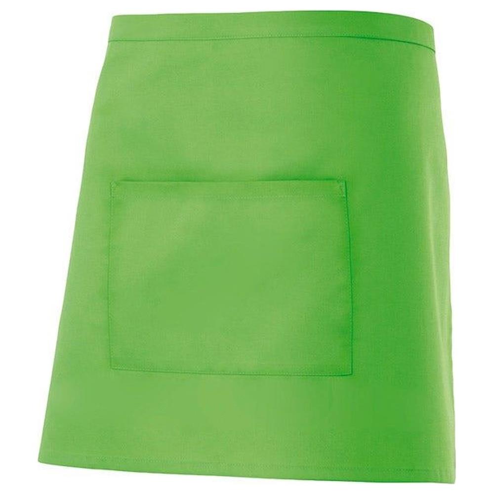 grembiule velilla corto con tasca cod 404201 chartreuse
