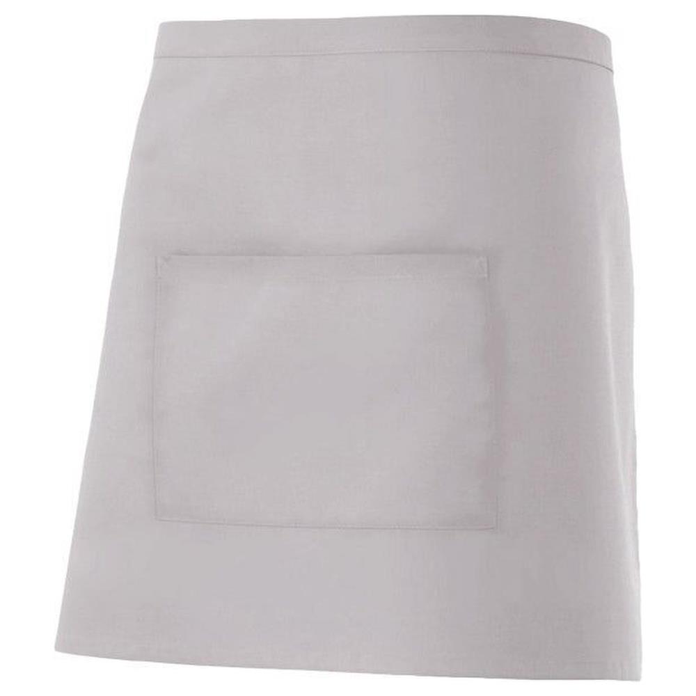 grembiule velilla corto con tasca cod 404201 grigio ghiaccio