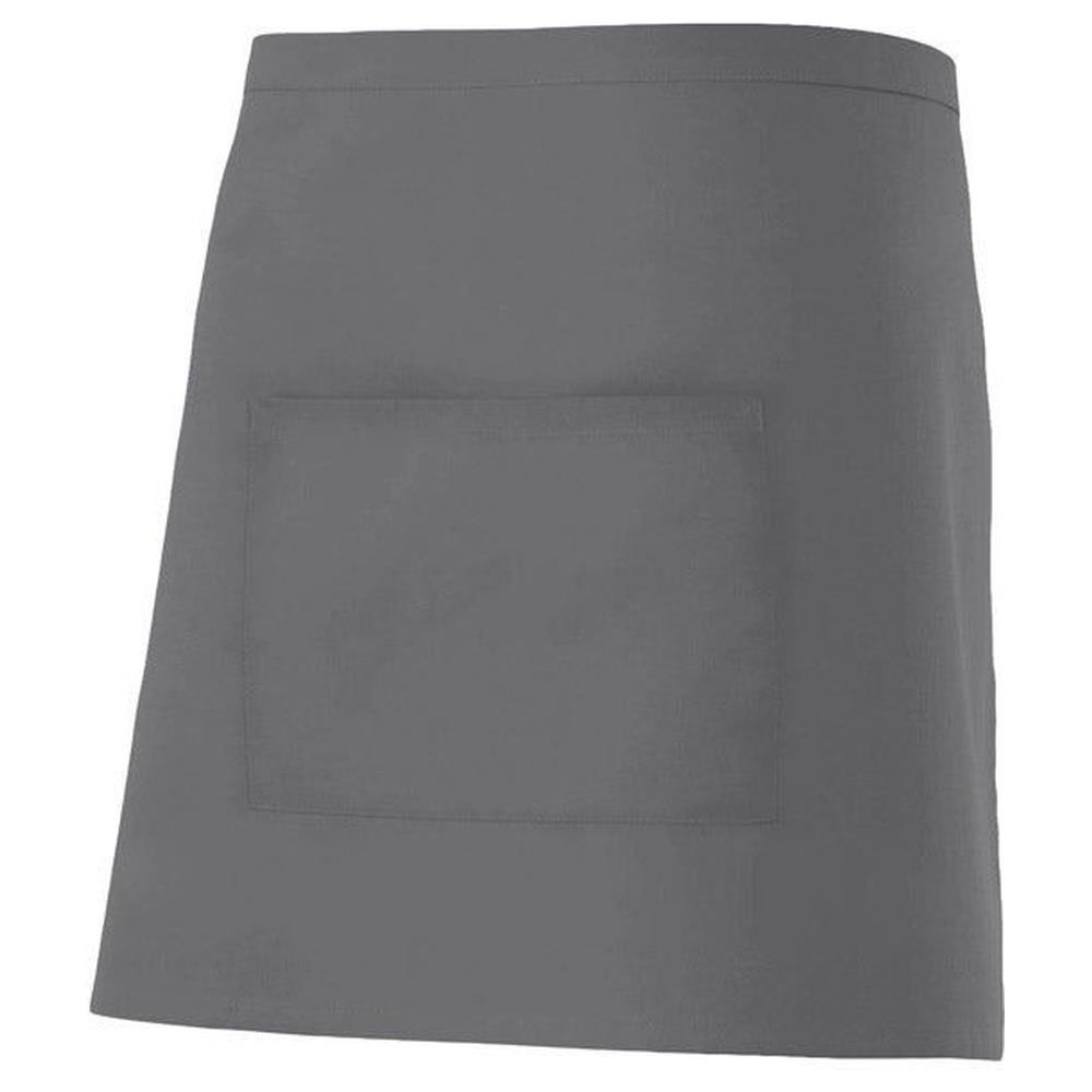 grembiule velilla corto con tasca cod 404201 grigio