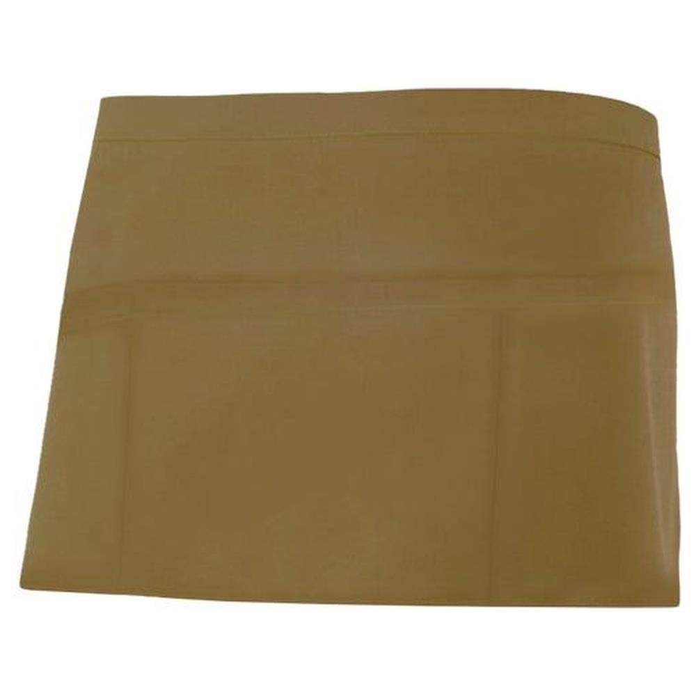 grembiule velilla corto con tasche portacomande cod 404208 beige