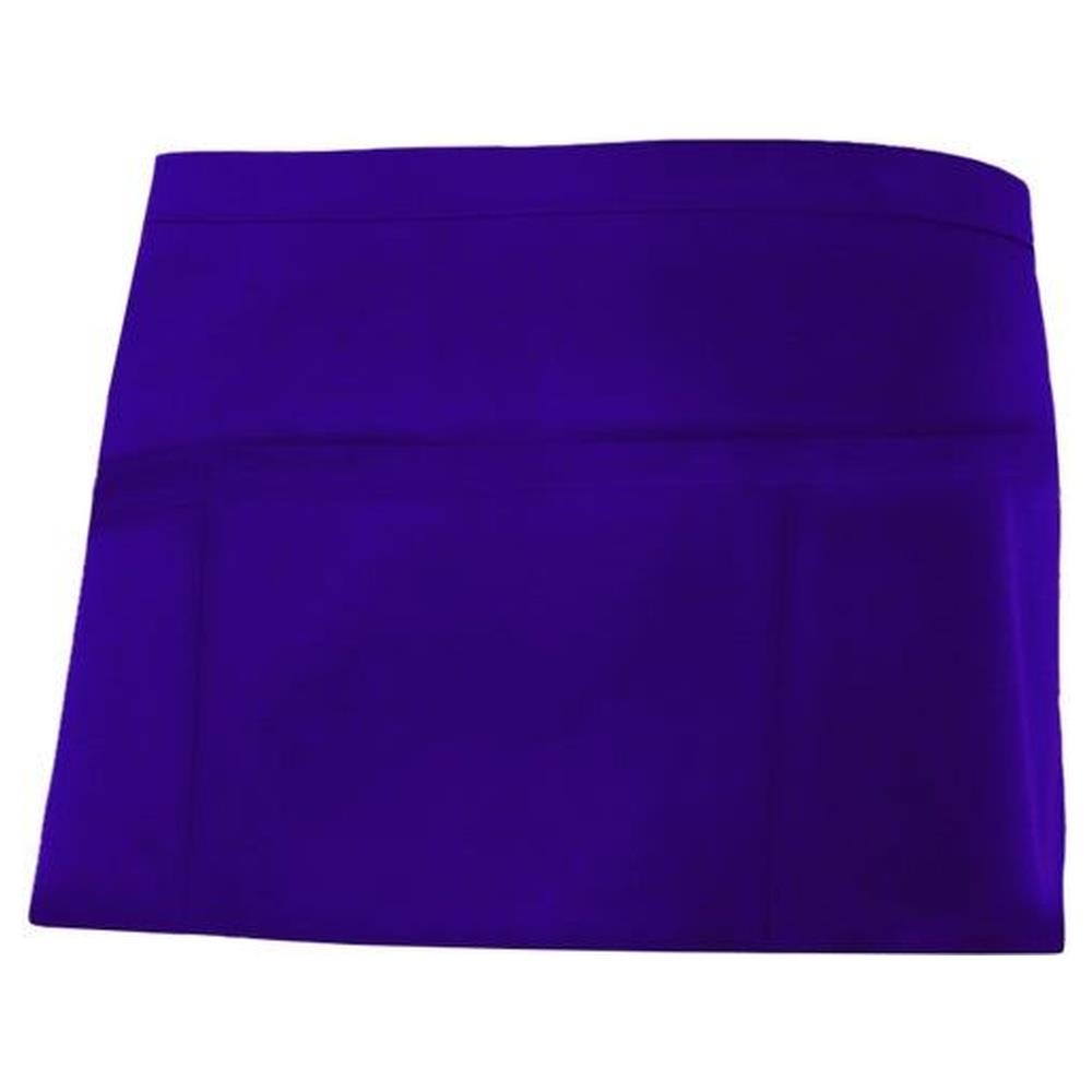 grembiule velilla corto con tasche portacomande cod 404208 bluette