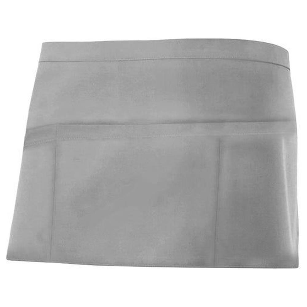 grembiule velilla corto con tasche portacomande cod 404208 grigio ghiaccio