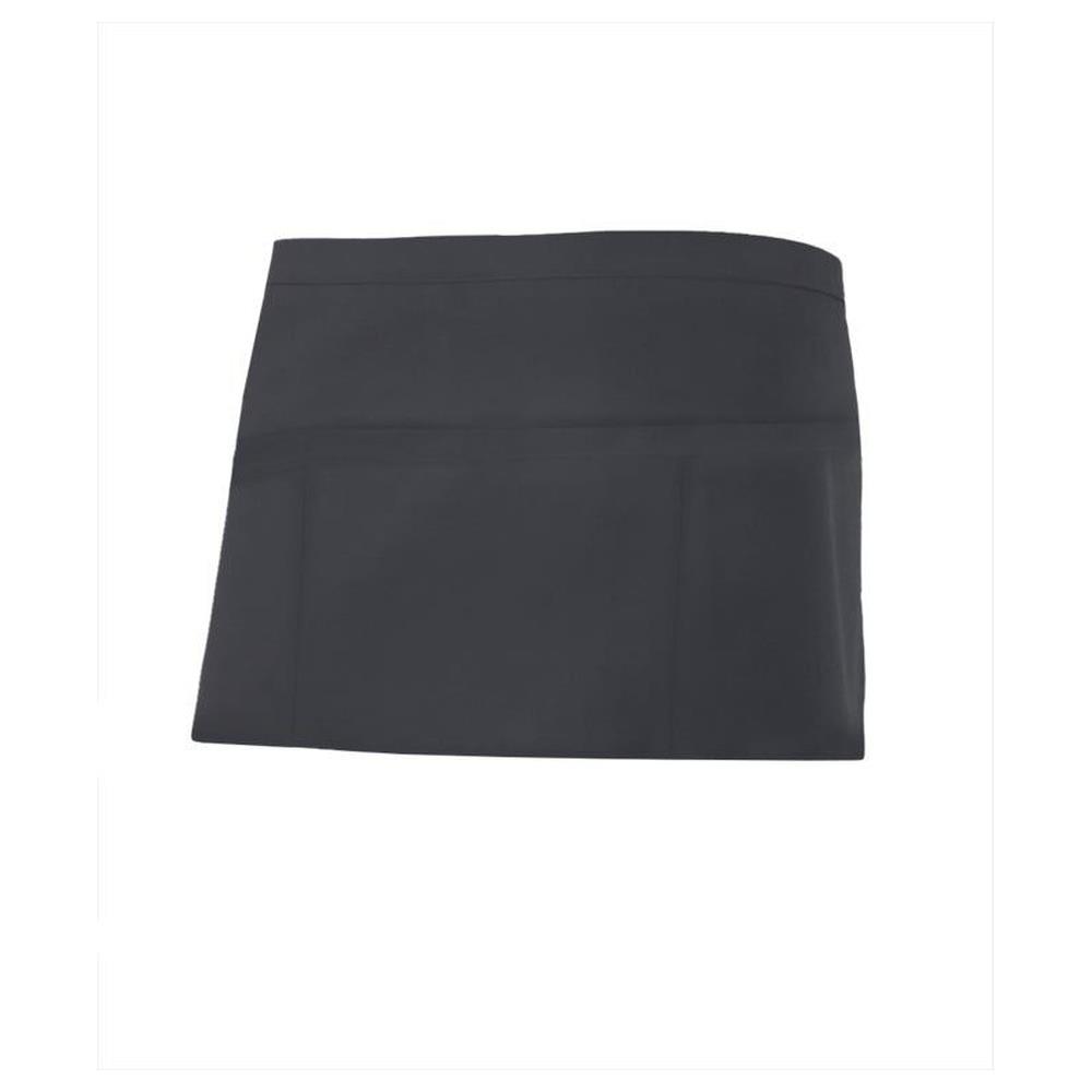 grembiule velilla corto con tasche portacomande cod 404208 grigio