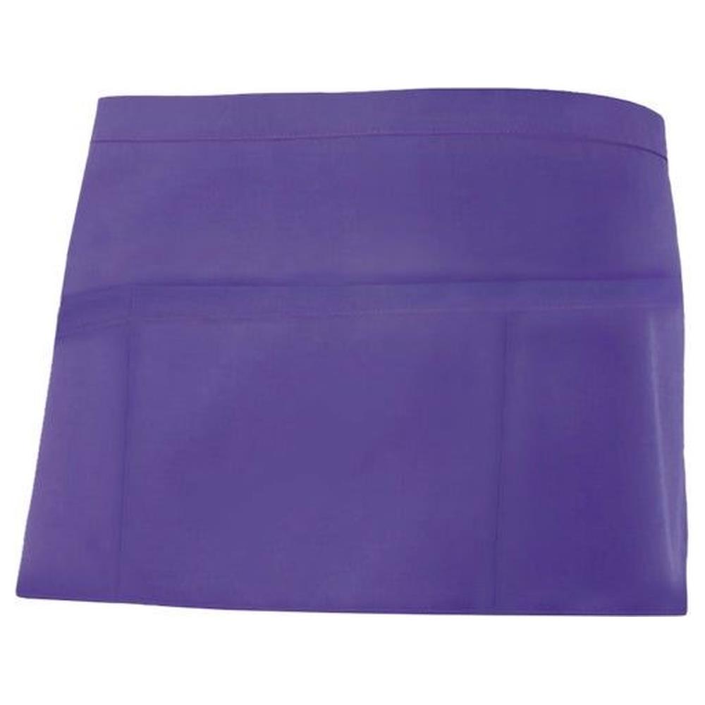 grembiule velilla corto con tasche portacomande cod 404208 indaco