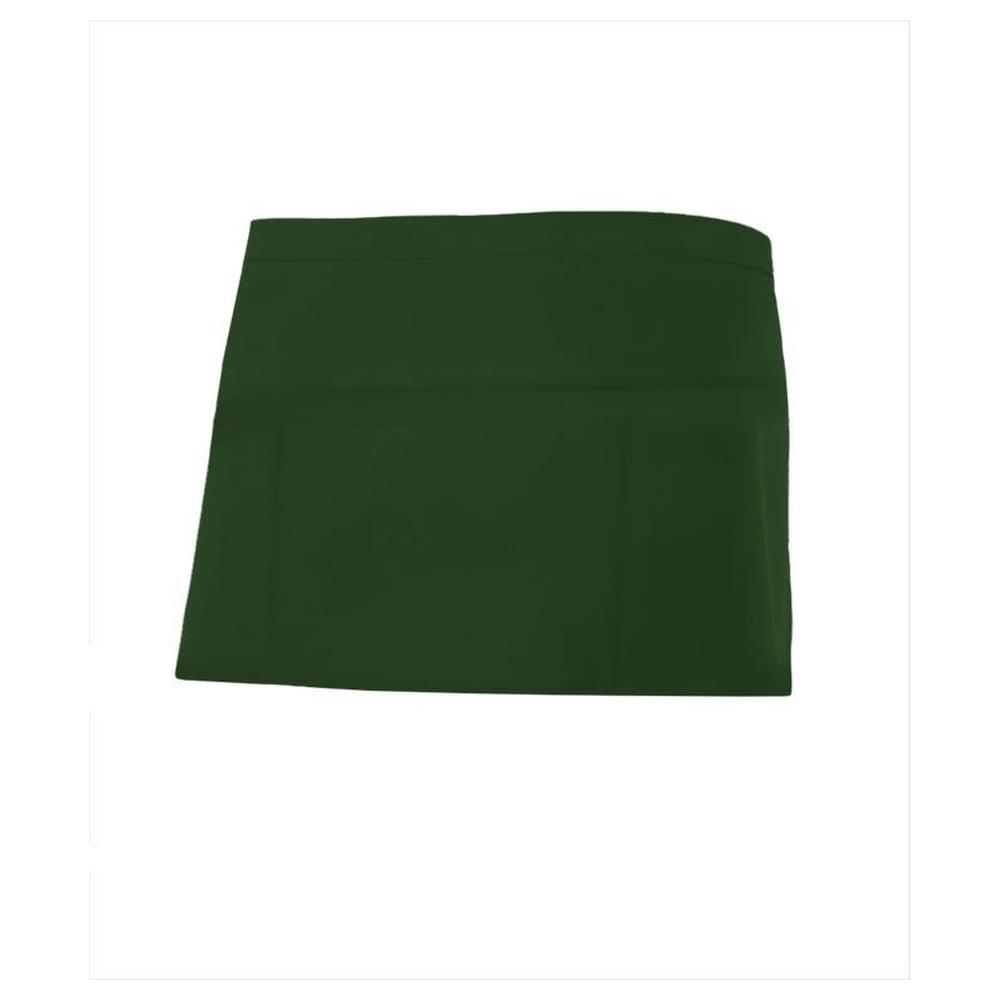 grembiule velilla corto con tasche portacomande cod 404208 verde foresta